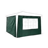 Relaxdays Pavillon-Seitenteile 2-er Set für 3 x 3 m Pavillons Seitenwand mit...