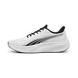 PUMA Unisex Pounce LITE Straßen-Laufschuh, White Black, 42 EU