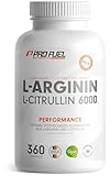 L-Arginin + L-Citrullin-Malat Kapseln 360x - optimal hochdosiert mit 6000 mg pro...