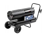 Ölheizgerät 20 kW, mit Rädern und Rahmen, schwarz, Tank 19 l, DEDRA...
