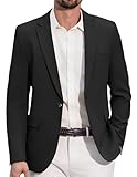 COOFANDY Herren Sakko Sportlich Blazer 1 Knopf Freizeit Sakko Jackett Sportsakko...