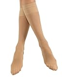 Nur Die Damen Knie Vitastütz Strumpfwaren, Mandel, Einheitsgröße EU