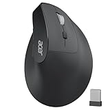 acer Ergonomische Maus Kabellos, Wiederaufladbare 2.4GHz Vertikale Maus mit 3...