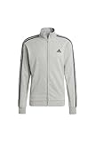 adidas, M 3S Ft Tt Ts, Trainingsanzug, Mittel Grauer Heather/Schwarz, Xl, Mann