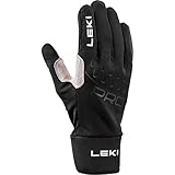 LEKI Prc Premium Schwarz - Leichter vielseitiger Langlauf Handschuh, Größe 8.5...