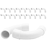 TETEWEVER 20 Stück Rohrbogen M20 PVC Rohr Steckbogen für Elektrorohr...
