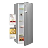 Exquisit Kühlschrank KS320-V-H-040E inoxlook | 242 L Nutzinhalt | LED-Licht |...