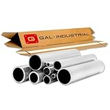 GAL - INDUSTRIAL Alurohr 30 x 2 mm | Zuschnitt nach Maß möglich | Rundrohr...
