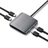SATECHI USB-C-Hub mit 4 Anschlüssen, USB-C Adapter mit 100W USB-C PD und 10...