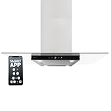 KKT KOLBE Dunstabzugshaube 90 cm | Inselhaube | Abluft Umluft | Edelstahl |...