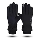 ZOCONE Winterhandschuhe Damen Wasserdicht Handschuhe Herren Fahrrad Warm Winter...