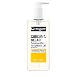 Neutrogena Curcuma Clear Gesichtsreinigung, Beruhigendes 3-in-1 Abschmink-Gel,...