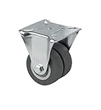 HRB Strandkorbrolle, Möbelrolle, Tragkraft 100 Kg/Rolle (1x Bockrolle)