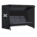 PATWING Hollywoodschaukel Abdeckung 3-4Sitzer,Gartenschaukel...