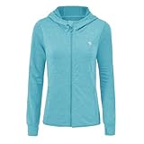 donhobo Damen Langarm Fitness Laufjacke voll Reißverschluss Sportjacke Leichte...
