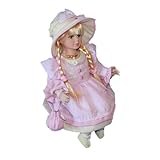 Baoblaze Porzellan-Puppe „Schöne Frau zum Anziehen“, Porzellan-Sammelpuppe...