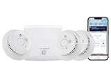 Homematic IP Smart Home Starter Set Rauchwarnmelder, Rauchmelder alarmiert lokal...