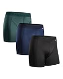 DANISH ENDURANCE Herren Sport Boxershorts, 3er Pack, Unterwäsche, Atmungsaktiv,...