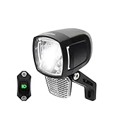 ADDVIEW E-Bike Frontlicht 180 Lux Hammer E170 Plus – Fernlicht, Abblendlicht,...