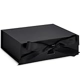 VGOODALL Schwarz Geschenkbox mit Deckel, Magnetische Geschenkboxen Geschenkbox...