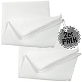 Qooltex Kissen inlett ohne Füllung 40x80 cm 2er Pack Set - 100% Baumwolle mit...