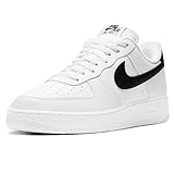 Nike Herren AIR Force 1 '07 Sneaker, Weiß Schwarz, 42.5 EU