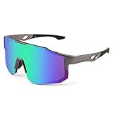 FEISEDY Sport Sonnenbrille Herren Damen Fahrradbrille Radbrille Verspiegelt...