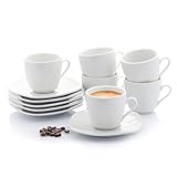 Sänger | Espressotassen Bilgola 12 tlg, Tassen Set 6 Personen aus Porzellan,...