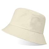 flintronic Fischerhut Bucket Hat, Unisex Baumwolle Smiling Face Hut, Faltbarer...