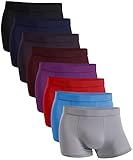 YOULEHE Boxershorts Herren 8er Pack Männer Unterwäsche Bambusfaser Unterhosen...