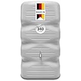 GARANTIA CUBUS Regentonne Gartentank 340 Liter Betongrau - Regentonne,...