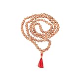 Wonder Care Rudraksh Meditation Natural 5 Face 4mm Mala mit 108 + 1 Bead - Real...