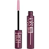 Maybelline New York Burgundy Wimperntusche für extrem lange Wimpern, Lash...