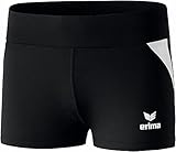 erima Damen Shorts Hot Pant, Schwarz/Weiß, 36, 829406