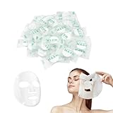 KHDULQ 100 Stücke Compress Gesichtsmaske, Papier Face Mask, Individuelles Paket...
