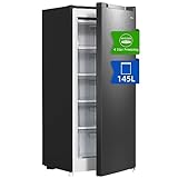CHIQ Gefrierschrank FSD160D4E | Wechselbarer Türanschlag | Sehr Leise 41 DB...