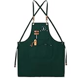 FunChaos Canvas Schürzen, Kochschürzen, Arbeitsschürzen für Männer Frauen,...
