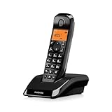 Motorola Voice - S1201 Digitales Schnurlostelefon der S12-Serie mit Anrufsperre...