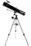 Celestron 21045 PowerSeeker 114EQ Reflector Telescope, Black