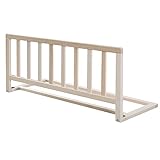 roba Bettschutzgitter 90 cm Länge aus Massivholz, sicherer Rausfallschutz für...