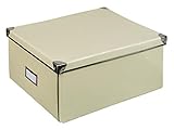 Idena 10518 - Aufbewahrungsbox aus festem Karton, Deckel mit verstärkten Kanten...