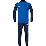 JAKO Kinder Trainingsanzug Polyester Performance, Royal/Marine, 164