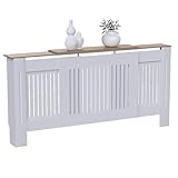 Vida Designs Arlington Heizkörperverkleidungen (weiß, verstellbar)...