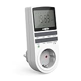 ANSMANN Zeitschaltuhr, Steckdose, digital mit 10 Schaltzeiten, LCD-Display,...