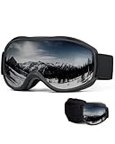 FMY Ski Snowboard OTG-Skibrille, beschlagfreie Skibrille mit UV400-Schutz für...