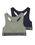 NAME IT Mädchen Nkfshort Top 2p Noos Bustier, Seagrass, 146-152 EU