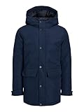 JACK & JONES JUNIOR Jungen JJCHAMP Jacket JNR Parka, Navy Blazer, 164