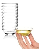 NUTRIUPS 75ml Dipschalen, 7.5cm Mini-Glasschalen, 10 Stück Dip-Schälchen Set,...