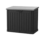 Koll Living Gartenbox Mülltonnenbox Gerätebox Schuppen für 2X 240 Liter...