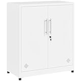 YITAHOME 2-türige Aufbewahrungsschränke, Metall-Aktenschränke mit Schlüssel,...
